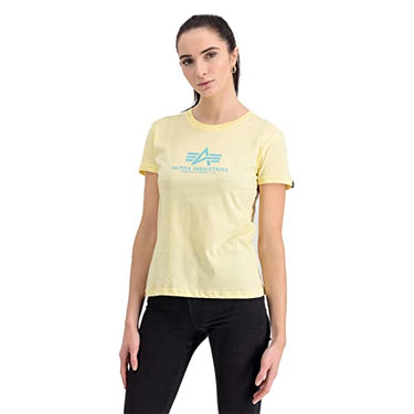 Alpha Industries Damen New Basic T Wmn T-Shirt, Deep Maroon, im Sale